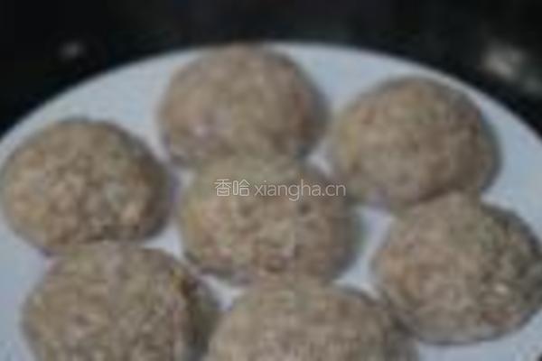 清蒸狮子头的做法图解5