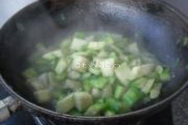 番茄丝瓜丁的做法图解6