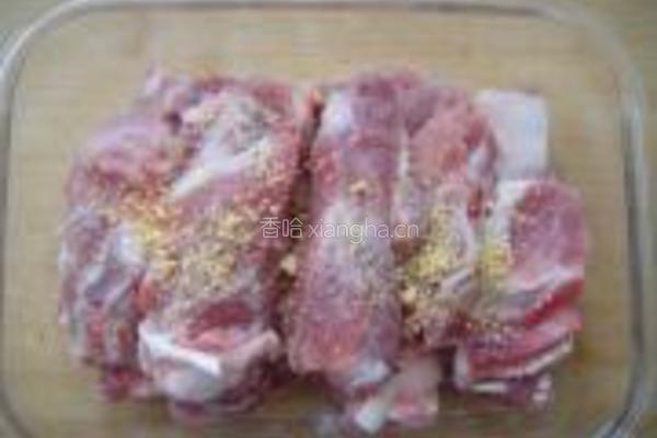 柚子酱排骨的做法图解3