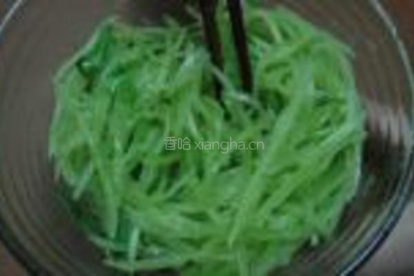 凉拌莴笋丝的做法图解8