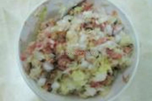 猪油渣白菜饺子的做法图解7