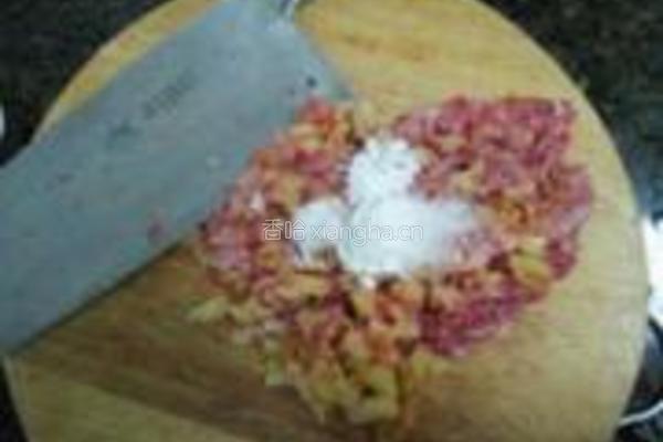 猪油渣白菜饺子的做法图解5