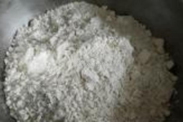 紫薯绿茶双色馒头的做法图解3