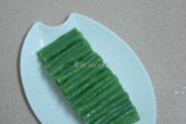 蒜香腐汁豆角的做法图解8