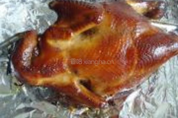 熏烤三黄鸡的做法图解11