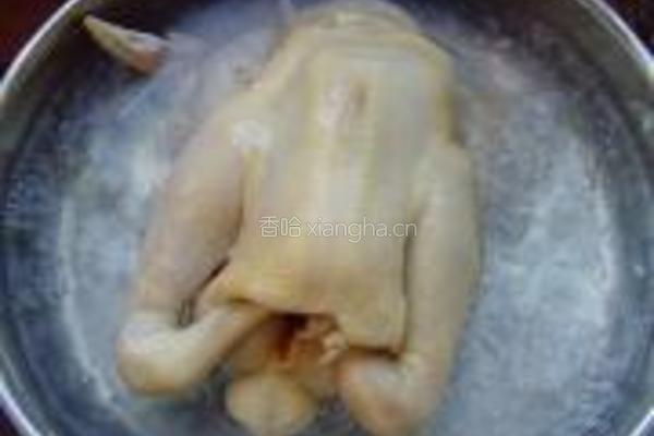 熏烤三黄鸡的做法图解3