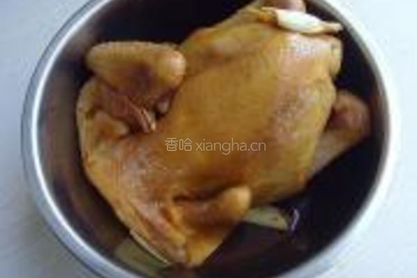 熏烤三黄鸡的做法图解5