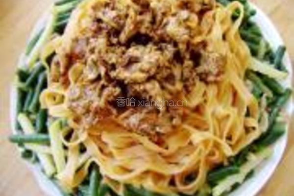 豇豆土豆丝炸酱面的做法图解11
