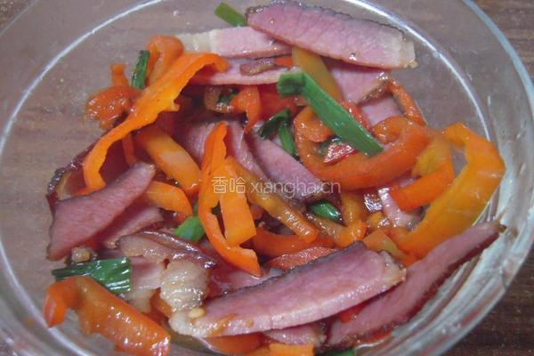 红椒炒腊肉