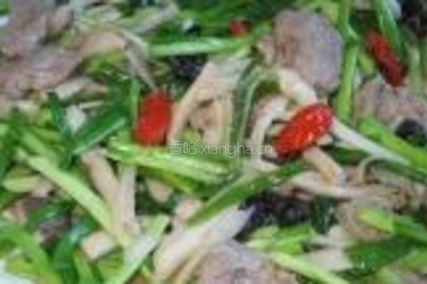蒜苗牛肉的做法图解7