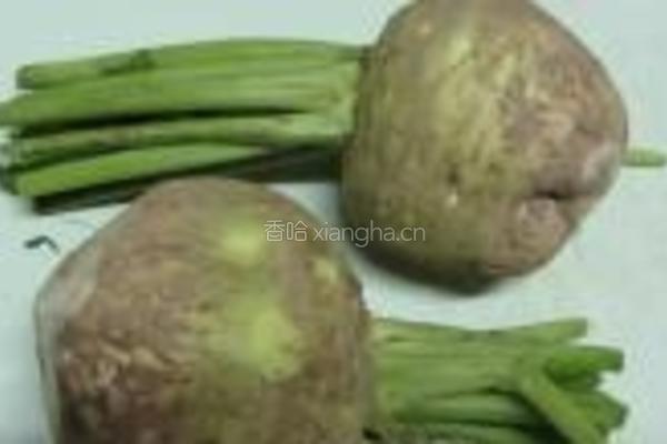 烤大头菜的做法图解1