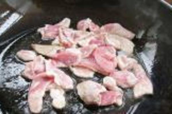 荸荠炒肉片的做法图解5