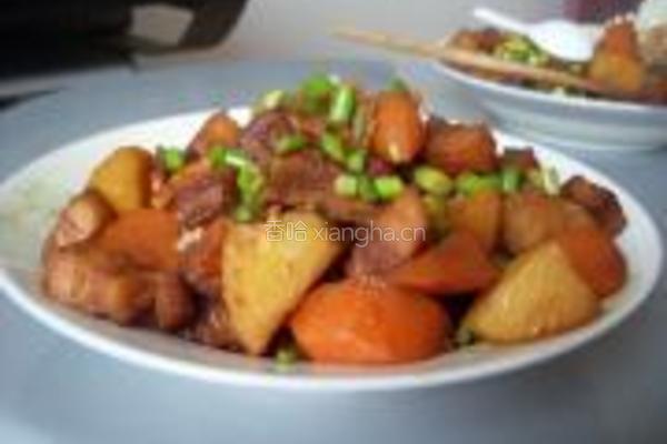 土豆胡萝卜红烧肉的做法图解10