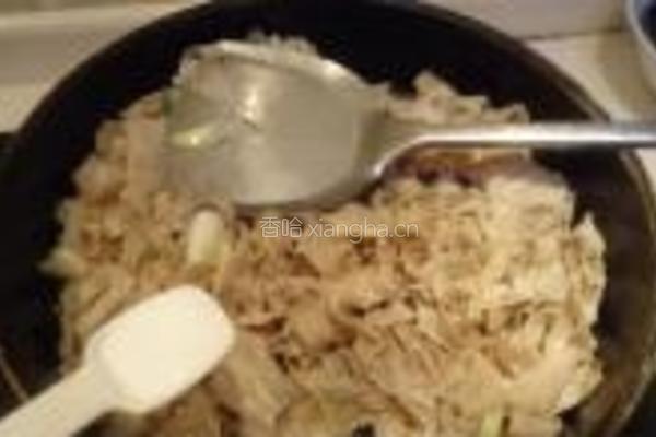 大葱炒豆皮的做法图解5