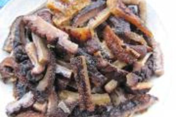 肉丝海参的做法图解3