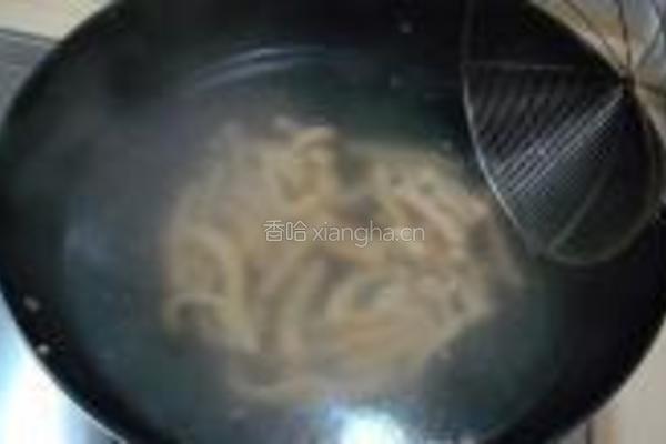 菌菇炒牛肚的做法图解5