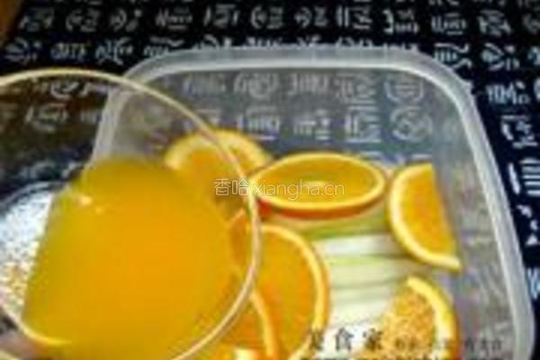 橙汁冬瓜的做法图解5