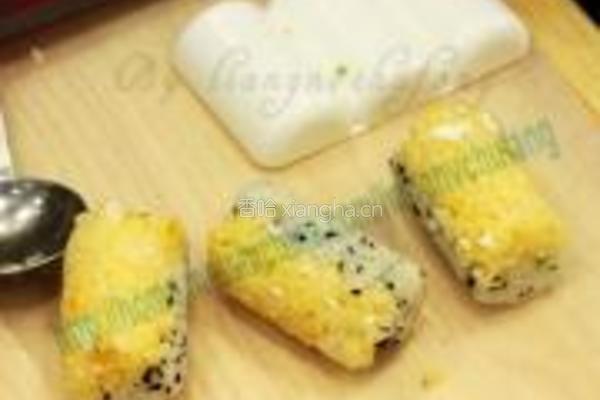 双色绝味海苔饭团的做法图解14