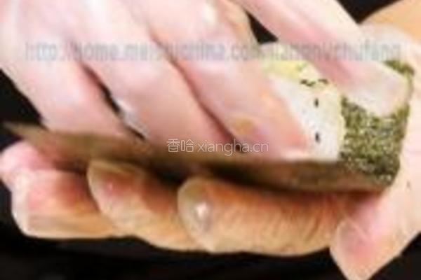 双色绝味海苔饭团的做法图解15
