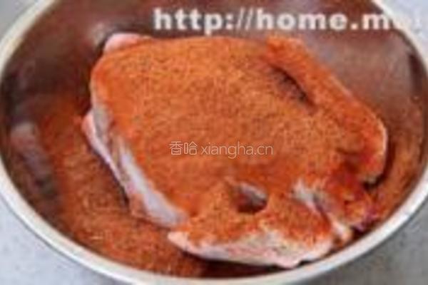 缤纷圣诞烤鸡的做法图解3