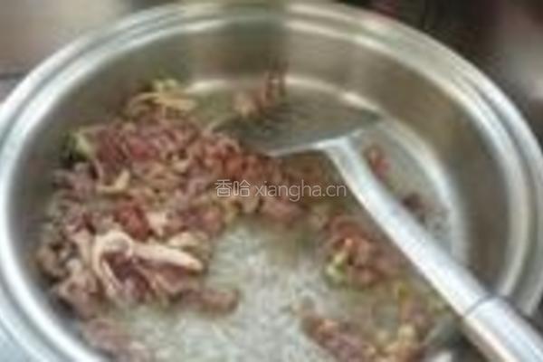 酱爆羊肉的做法图解5