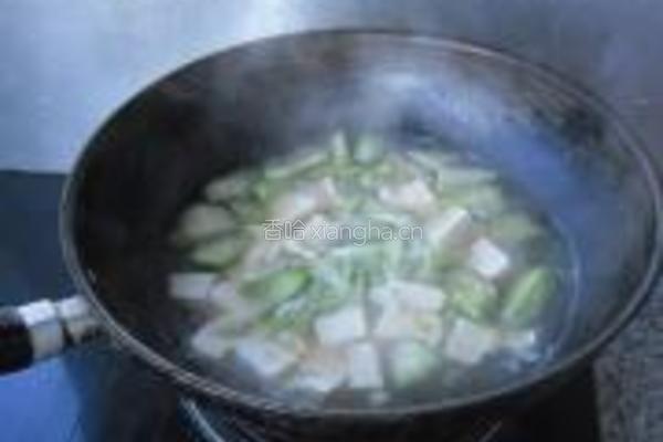 豆腐丝瓜汤的做法图解7