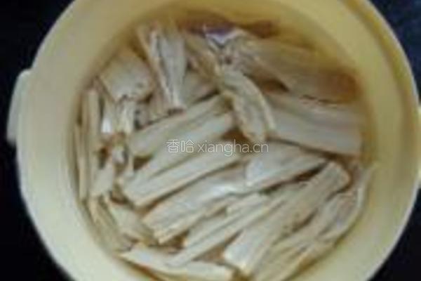 红油腐竹的做法图解2