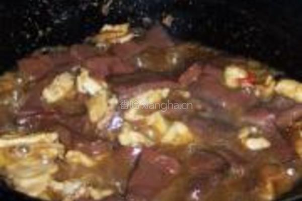 血豆腐肉片炒青蒜的做法图解9