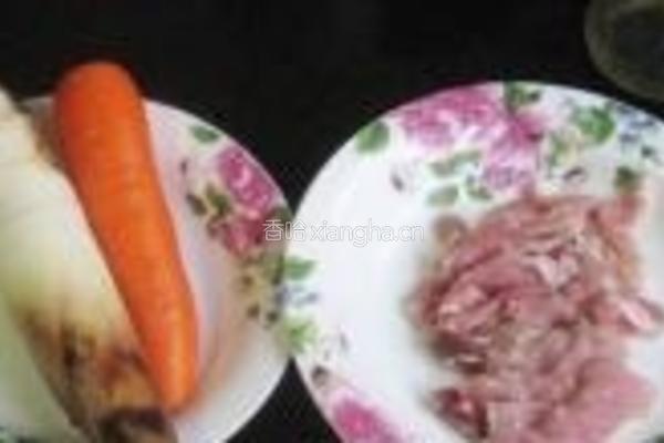 春笋炒肉片的做法图解1