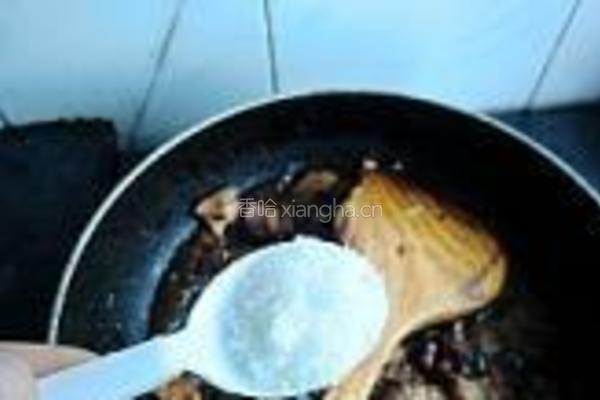 蒜苗香煎肉的做法图解12