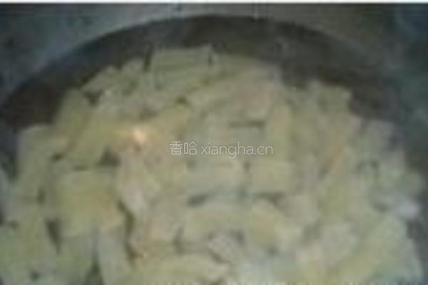 松茸魔芋烧仔鸡的做法图解5