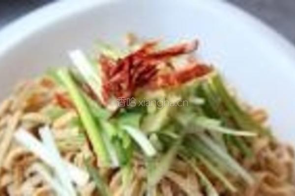葱油豆腐皮的做法图解5