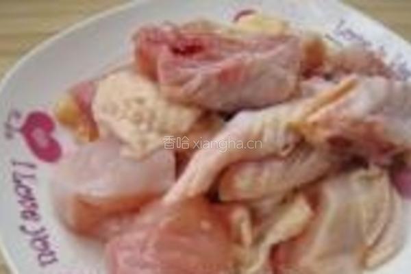 干豆角烧鸡肉的做法图解4