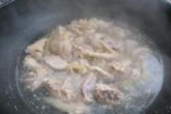 干豆角烧鸡肉的做法图解5