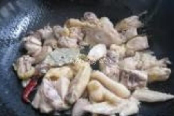 干豆角烧鸡肉的做法图解9