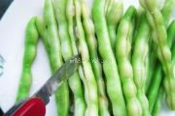 开口笑四季豆的做法图解5