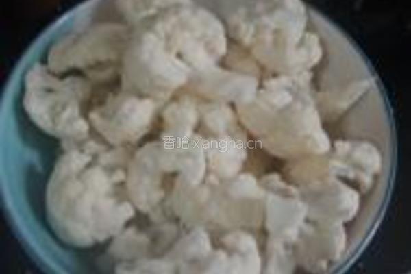 茄汁花菜炒肉片的做法图解3
