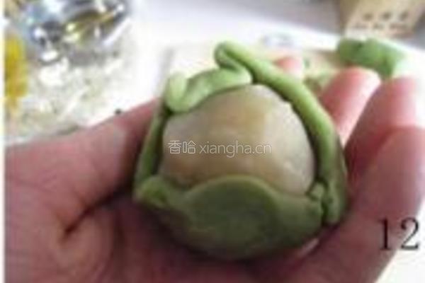 抹茶螺旋酥的做法图解12