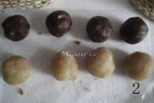 抹茶螺旋酥的做法图解2