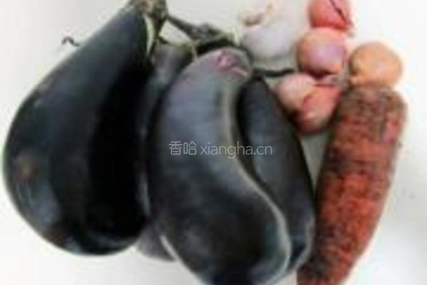 茄子卤面的做法图解1
