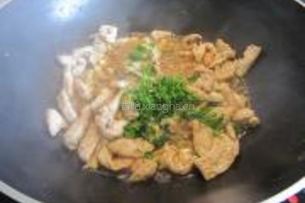 茴香鸡片西兰花的做法图解6