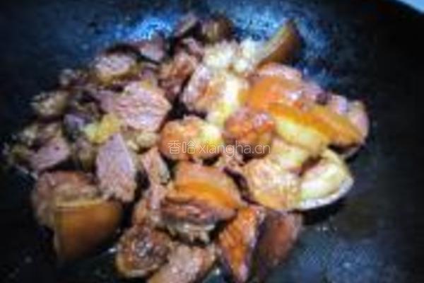 虎皮蛋烧肉的做法图解8