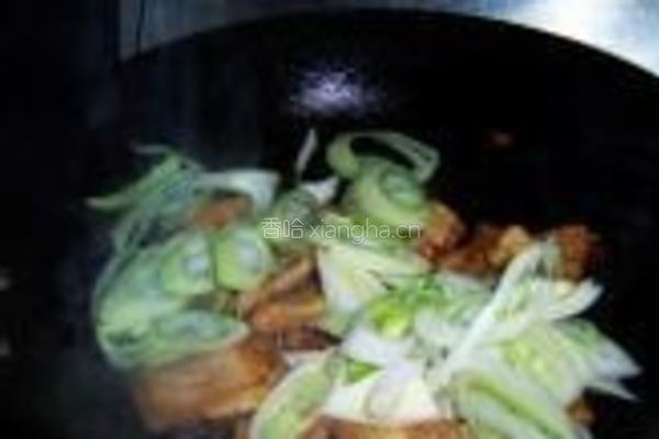 香辣大葱焖豆腐的做法图解8