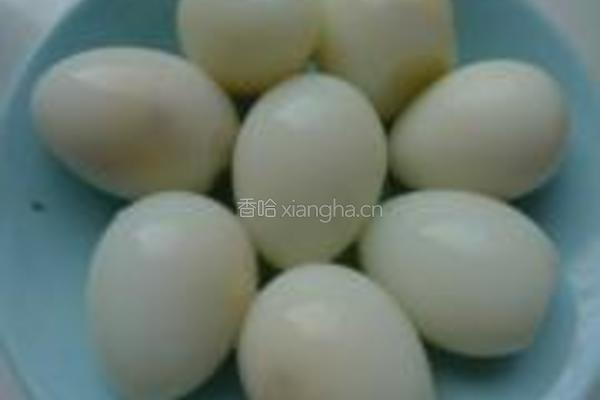 花生黑芝麻煮鹌鹑蛋的做法图解2