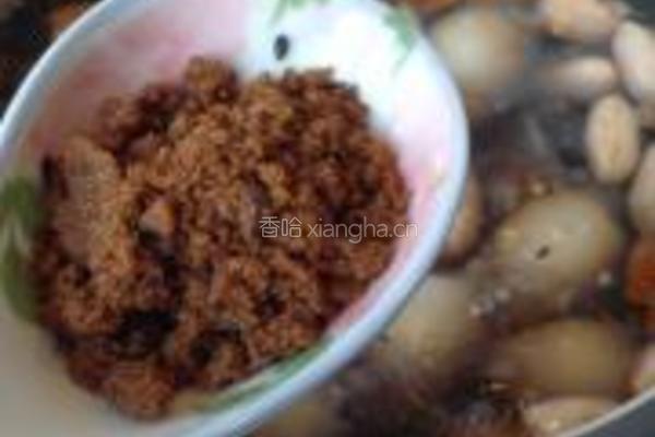 花生黑芝麻煮鹌鹑蛋的做法图解8