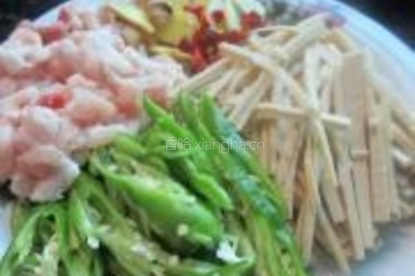 瘦肉豆腐丝的做法图解1