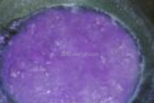 紫糯米丸子的做法图解1