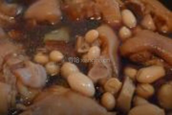 花生黄豆炖猪蹄的做法图解5