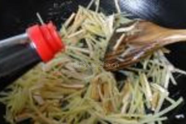 土豆炒香干的做法图解10
