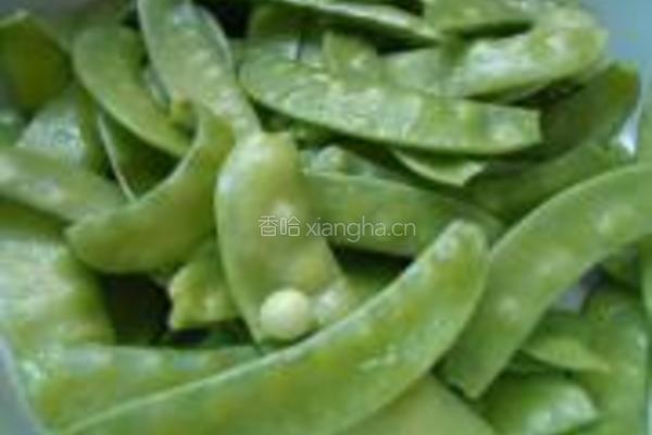 五花荷兰豆的做法图解1